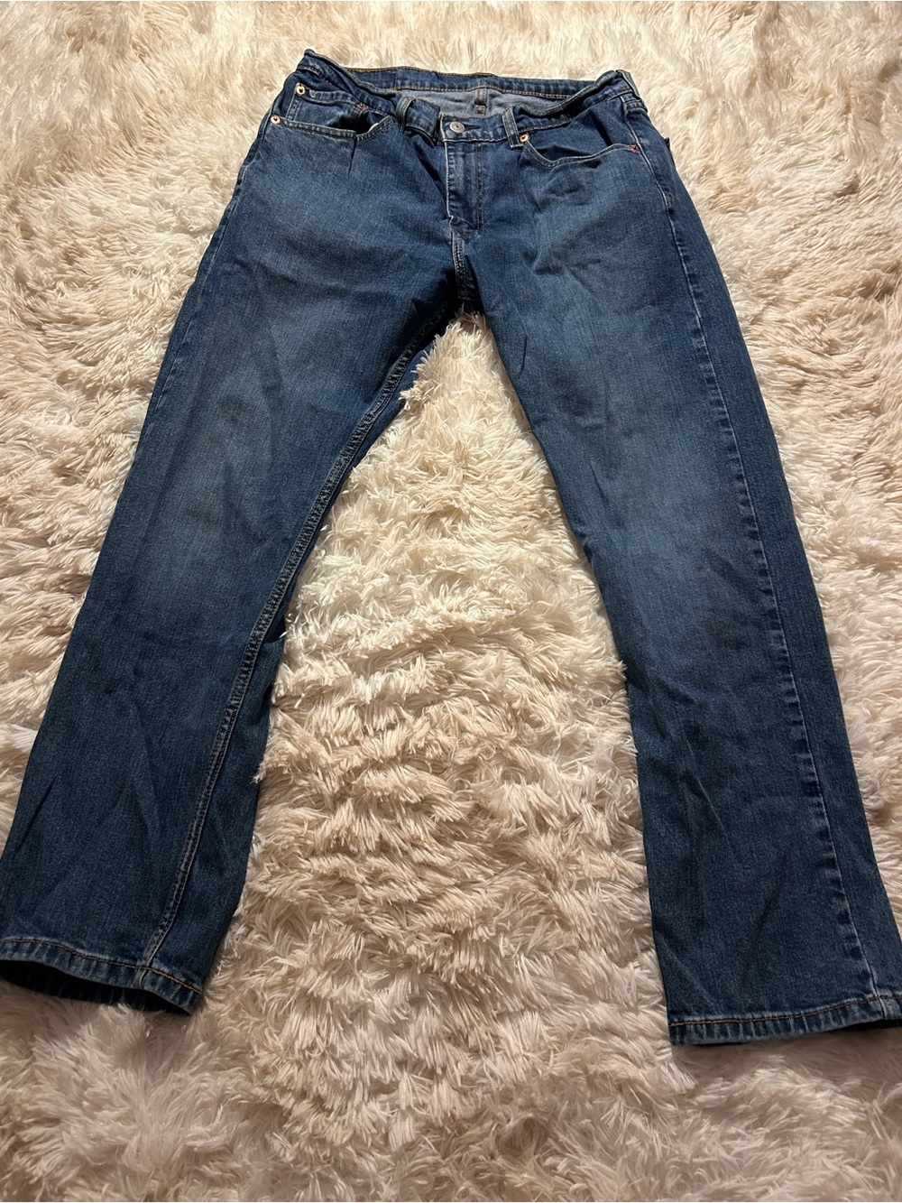 Levi's Classic Straight Jeans in Dark Blue Denim